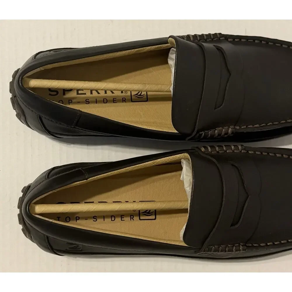 NEW Sperry Top Sider Hampden Penny DK Brown 10M
